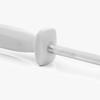 Arcos Series Chair as-Sharpening Body Carbon Steel Chromium Coated 300 mm (11.81 Inch) -Handle Polypropylene White Colour, Stainless ands Plastic view 2