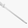 Arcos Series Chair as-Sharpening Body Carbon Steel Chromium Coated 300 mm (11.81 Inch) -Handle Polypropylene White Colour, Stainless ands Plastic view 3
