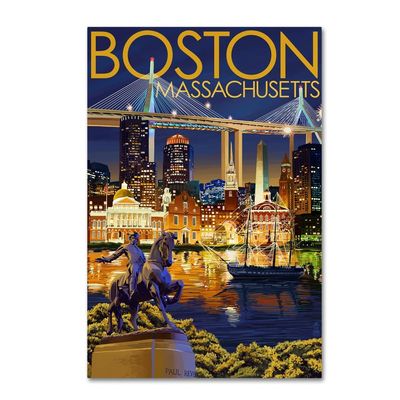 Trademark Fine Art Travel Poster 101 by Lantern Press, 16x24-Inch-Inch