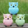 ZCHING Cute Owl Ceramic Piggy Bank Personalized Money Saving Bank for Kids Girls Nursery Gift Decor view 4
