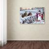 Canvas Wall Art - The Macneil Studio 'Donkeys' Wall Art for Living Room, Bedroom, or Office Dcor by Trademark Fine Art view 2