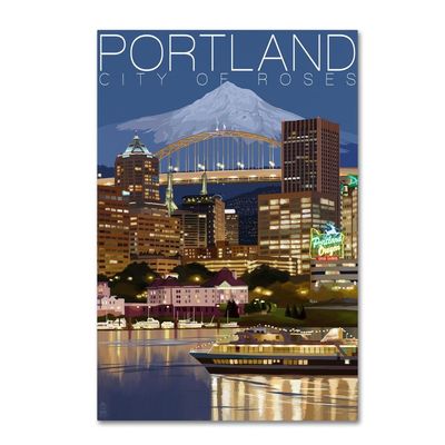 Trademark Fine Art Travel Poster 107 by Lantern Press, 16x24-Inch-Inch