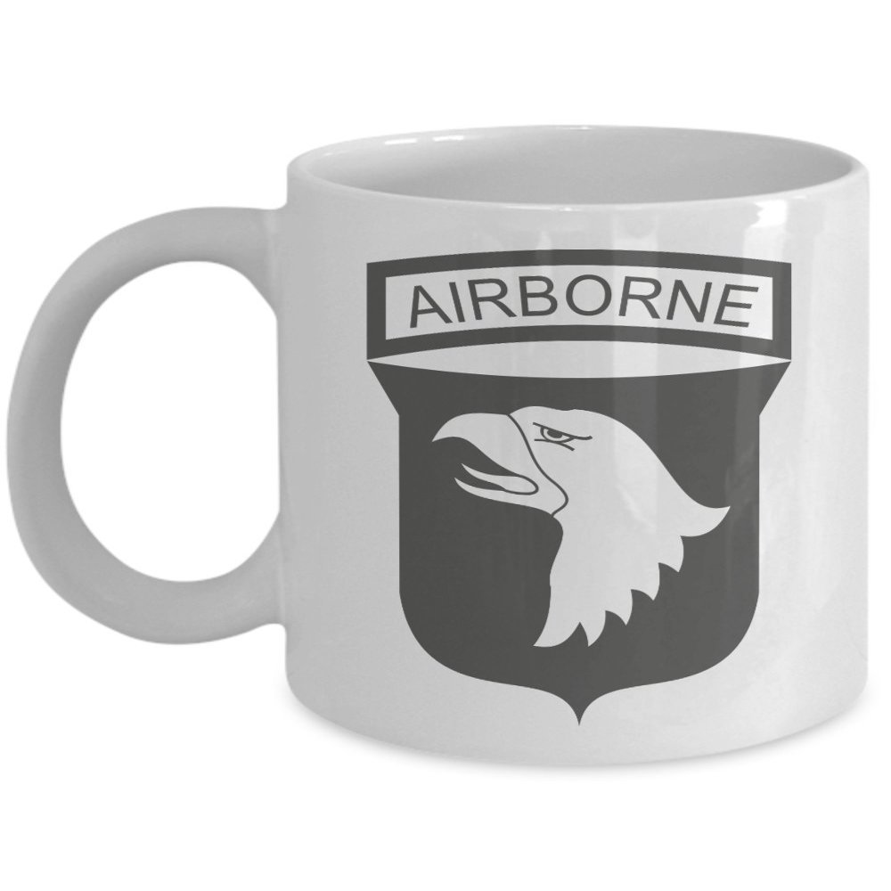 101st Airborne Coffee Mug - Grey US Army Coffee Mug