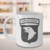 101st Airborne Coffee Mug - Grey US Army Coffee Mug view 3