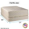 Dream Solutions USA Highlight Luxury Firm 54" Wx80 Lx14 H Full Extra Long Mattress & Low 5" Height Box Spring Set Fully Assembled - Spinal Back Support, Innerspring Coils, Longlasting Comfort view 2