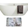 Amagical 2 Piece Paris Eiffel Tower Bathroom Mat Set Toilet Contour Rug Non Slip Flannel view 2
