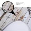 Amagical 2 Piece Paris Eiffel Tower Bathroom Mat Set Toilet Contour Rug Non Slip Flannel view 3