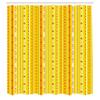Ambesonne Abstract Shower Curtain, Vertical Striped Pattern Vibrant Color Polka Dots and Circles Rounded Design, Cloth Fabric Bathroom Decor Set with Hooks, 69" W x 70" L, Yellow White Red view 2
