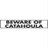 Beware of Catahoula Sign - Warning Catahoula Sign (12" x 3") - Heavy Duty Exterior Rust Free .040 Thick Aluminum Dog Sign with Weatherproof and UV Protection - Caution Catahoula On Guard Yard Sign - 12" x 3" view 2