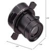 WAC Lighting K Track Lighting FP-K-BK Framing Projector for SiloX10, Or Silo X20 Head Finish, Black view 4