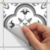 Ambiance Pack of 24 Tile Stickers| Self-Adhesive Decorative Wall Decal Cement Tile - Mosaic Tile Wall Decal Bathroom and Kitchen | Cement Tile Wall Stickers - azulejos - 20 x 20 cm 24 Pieces view 3