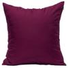 TangDepot Luxury Faux Silkhrow Pillow Cover 16x16 Burgundy Wine view 1