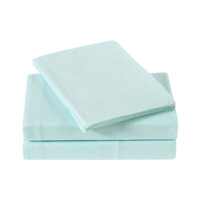 Singh's Textiles 600 Thread Count 100% Egyption Cotton Full Sleeper Sofa Bed Sheet Set (54" x 72" + 4") Aqua Solid