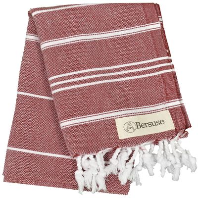 Bersuse Anatolia Bathroom Hand Towels - Premium Cotton Hand Towel for Face - Absorbent, Soft, Lightweight, Space-Saving, Quick-Drying Decorative Turkish Hand Towels - (Set of 12)