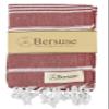 Bersuse Anatolia Bathroom Hand Towels - Premium Cotton Hand Towel for Face - Absorbent, Soft, Lightweight, Space-Saving, Quick-Drying Decorative Turkish Hand Towels - (Set of 12) view 3