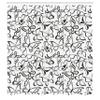 Ambesonne Animal Shower Curtain, Butterfly Pattern Freedom Sign Feminine Illustration, Cloth Fabric Bathroom Decor Set with Hooks, 69" W x 70" L, White and Black view 2