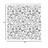 Ambesonne Animal Shower Curtain, Butterfly Pattern Freedom Sign Feminine Illustration, Cloth Fabric Bathroom Decor Set with Hooks, 69" W x 84" L, White and Black view 3