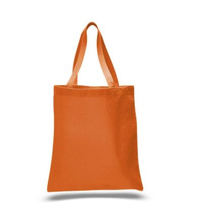 SHOPINUSA Buy Bulk ( 6 pack ) Great Price! Promotional / Custom Heavy Canvas Tote Bags (Texas Orange)