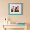 ArtToFrames 18x32 inch Weathered Barnwood in Saturated Eggshell Blue Wood Picture Frame, 2WOMSM-ECO150-EBU-18x32 view 2
