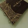 Handmade Rustic Wedding Wood Wooden Guest Book Personalized Name Engraved Advice Book view 4