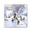 Trademark Fine Art Winter Shepherd by The Macneil Studio, 24x24-Inch-Inch view 1