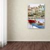 Trademark Fine Art Seagull Harbour by The Macneil Studio, 16x24-Inch-Inch view 2