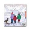 Trademark Fine Art Children Walking Home by The Macneil Studio, 18x18-Inch-Inch view 1