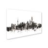 Trademark Fine Art Shanghai China Skyline III by Michael Tompsett, 16x24-Inch-Inch view 2