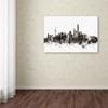 Trademark Fine Art Shanghai China Skyline III by Michael Tompsett, 16x24-Inch-Inch view 3