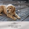 SHEEX - Original Performance Box Spring Wrap, Sleek Alternative to Dust Ruffles, Add Color to Any Box Spring - Navy, King view 3