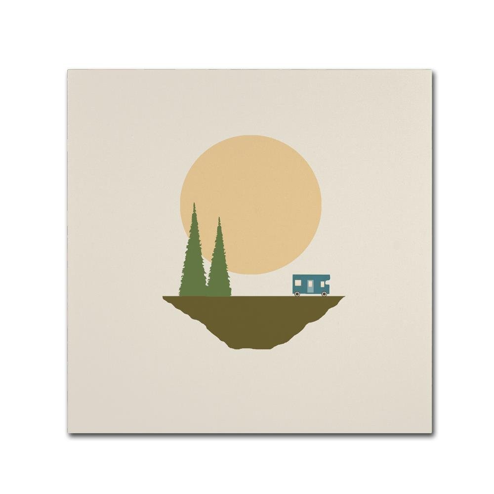 Trademark Fine Art Sunny Day For Camping by Tammy Kushnir, 18x18-Inch