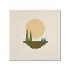 Trademark Fine Art Sunny Day For Camping by Tammy Kushnir, 18x18-Inch view 1