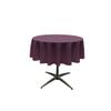 AddandShip by ADD&Ship Round Polyester Tablecloth 45 inches (Plum) view 1