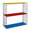 Tomado Tricolour Modular Metal Shelf, 70 x 21 x 68cm. view 1