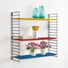 Tomado Tricolour Modular Metal Shelf, 70 x 21 x 68cm. view 2
