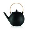 Bodum Douro Porcelain Tea Pot with Stainless Steel Infuser, 51 Ounce, Matte Black view 1
