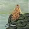 Mermaid on a Cliff Canvas Wrap view 1