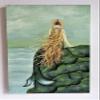 Mermaid on a Cliff Canvas Wrap view 4