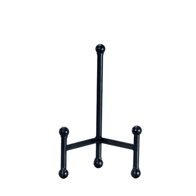 VIP Home and Garden Black Distressed Metal Easel, Small -7"