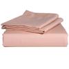 Singh's Textiles 600 Thread Count 100% Egyption Cotton Full Sleeper Sofa Bed Sheet Set (54" x 72" + 4") Peach Solid view 1