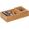 Kesper Nuts Bowl Square with Nutcracker, Wood, Brown, 32 x 16.5 x 3 cm view 1