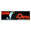 Trademark Fine Art Beer Orval by Vintage Apple Collection, 10x32-Inch-Inch view 1