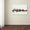 Trademark Fine Art Phoenix Arizona Skyline by Michael Tompsett, 16x24-Inch-Inch view 3