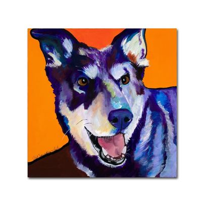 Trademark Fine Art Charley by Pat Saunders-White, 18x18-Inch-Inch