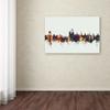 Trademark Fine Art Iowa City Iowa Skyline V by Michael Tompsett, 16x24-Inch-Inch view 3