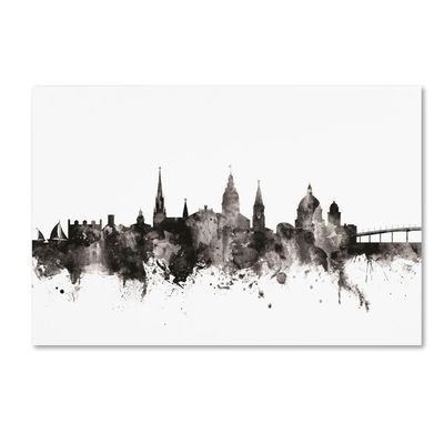 Trademark Fine Art Annapolis Maryland Skyline III by Michael Tompsett, 16x24-Inch-Inch