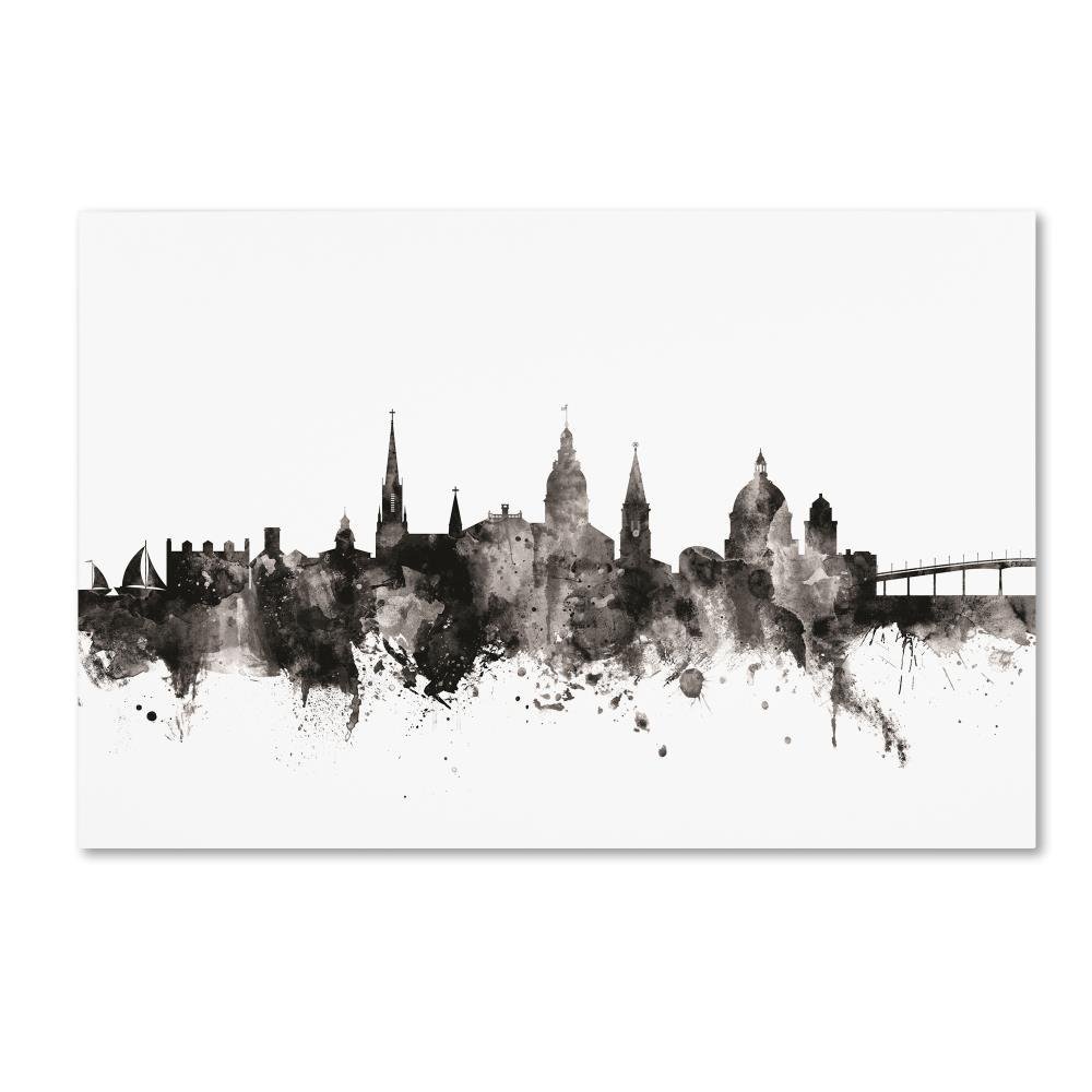 Trademark Fine Art Annapolis Maryland Skyline III by Michael Tompsett, 16x24-Inch-Inch