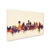 Trademark Fine Art Houston Texas Skyline by Michael Tompsett, 16x24-Inch-Inch view 2
