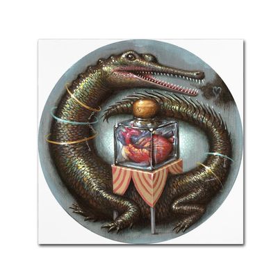 Impervious Heart by Jason Limon, 18x18-Inch Canvas Wall Art