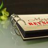 Wood Engraved Name Bride & Groom Advice Guestbook Custom Rustic Wedding Scrapbook view 4